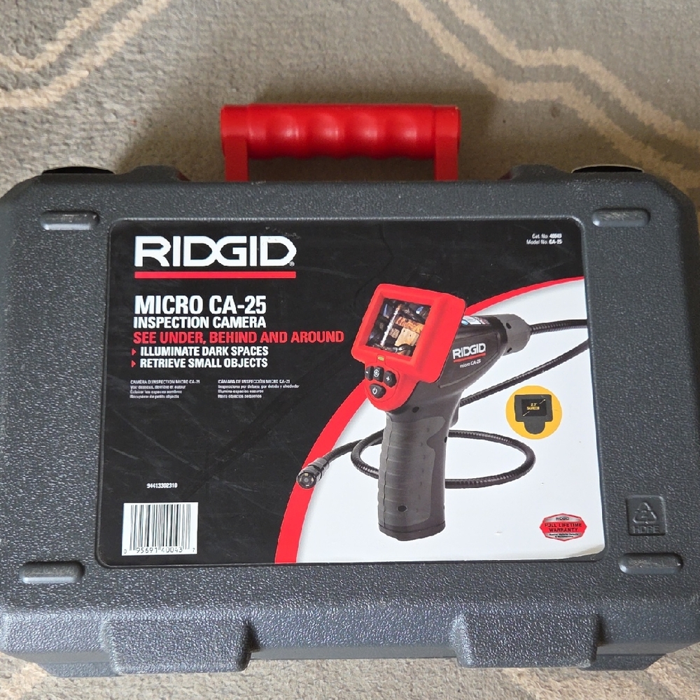 Micro CA-25 Inspection Camera - Red and Black